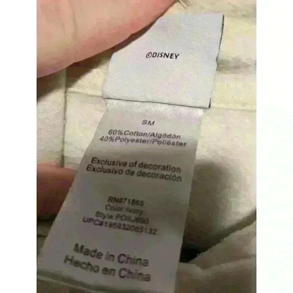 Disney Licensed Embroidered Pullover  Hoodie Medium Winnie The Pooh #698U Small - Picture 6 of 8